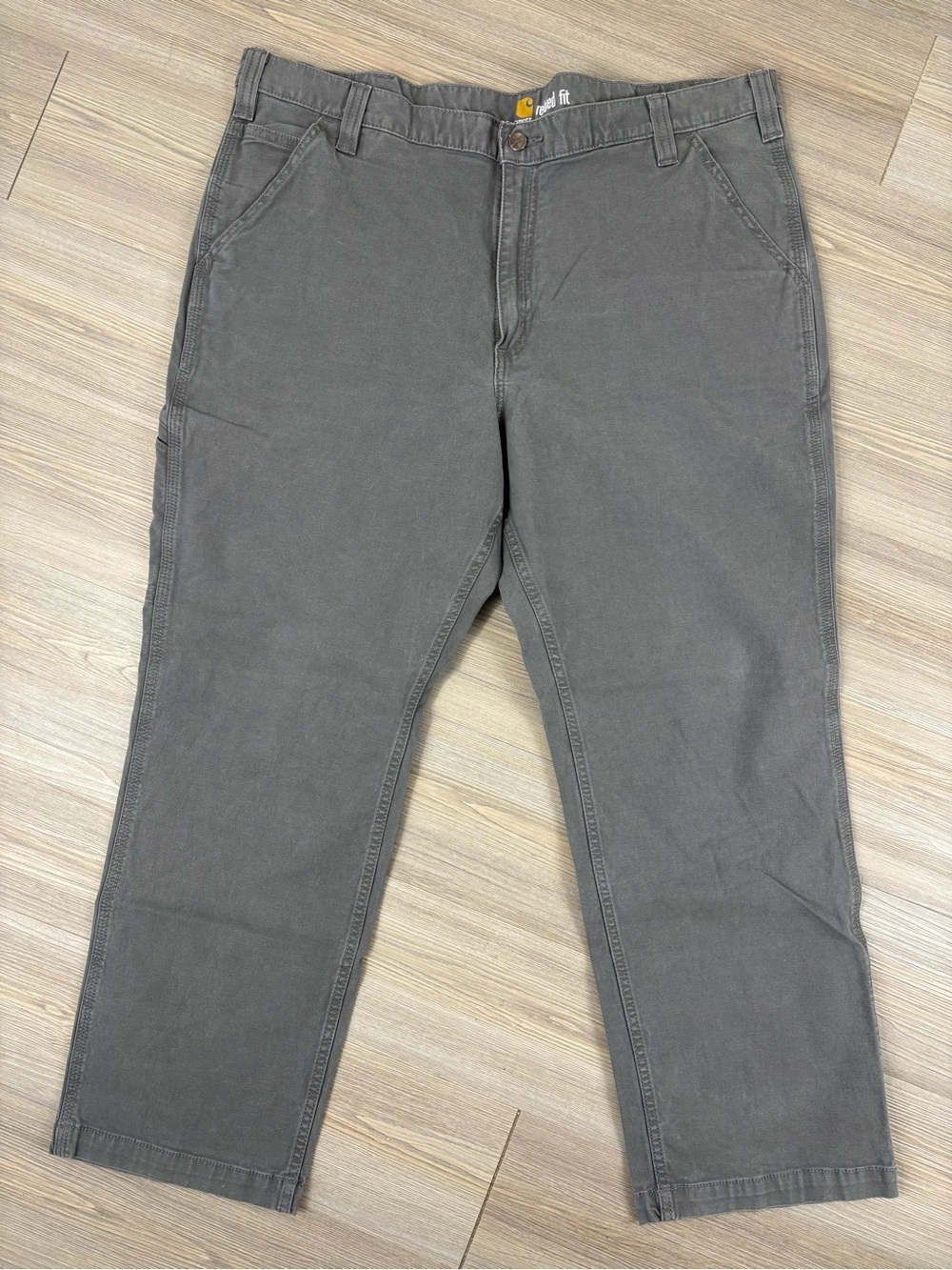 Carhartt Relaxed Fit Men's Charcoal Work Chinos